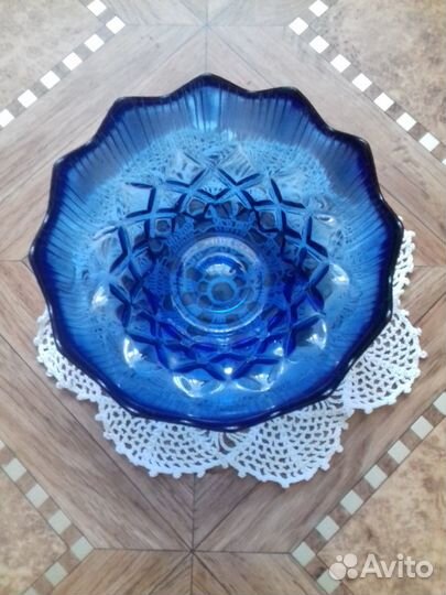 Синий набор посуды для кухни