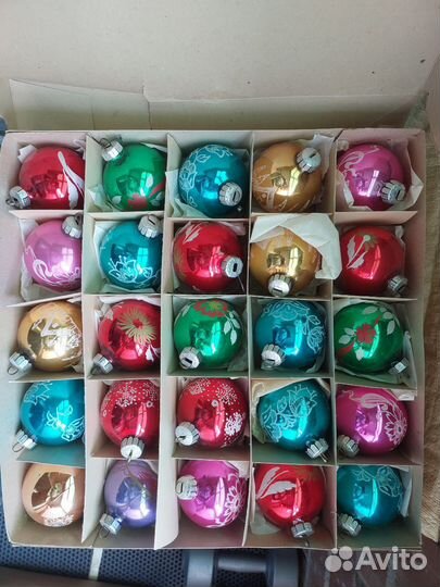 Игрушки ёлочные ГДР (времён СССР)