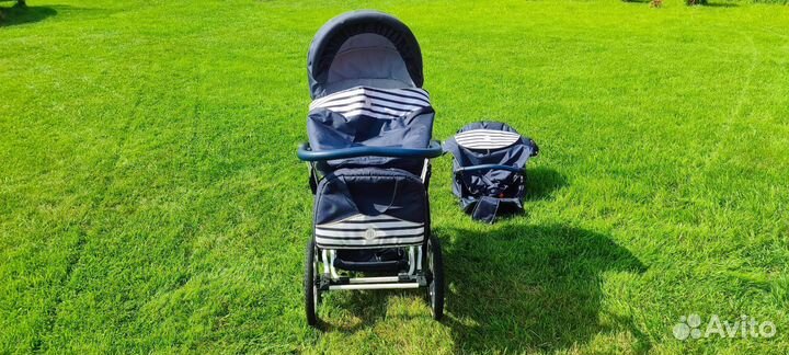 Коляска Baronessa Lonex Blue Salor