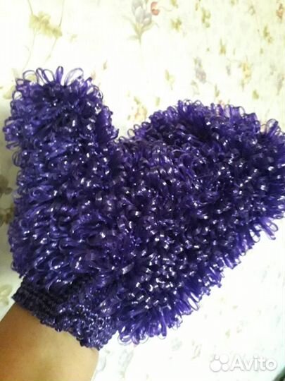 Мочалка варежка