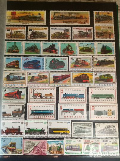 Альбом с марками (транспорт)