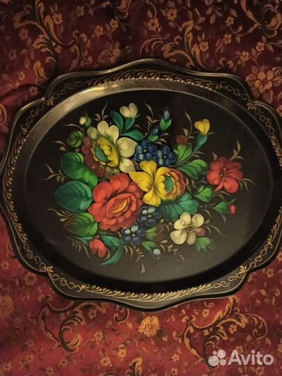 Подносы жостово СССР