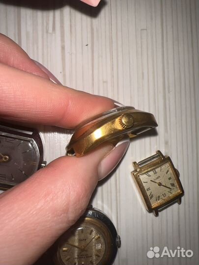 Позолоченные часы СССР