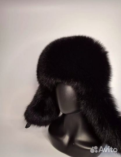 Шапка с натуральным мехом