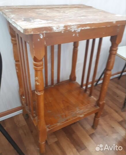 Вешалка напольная и столик СССР