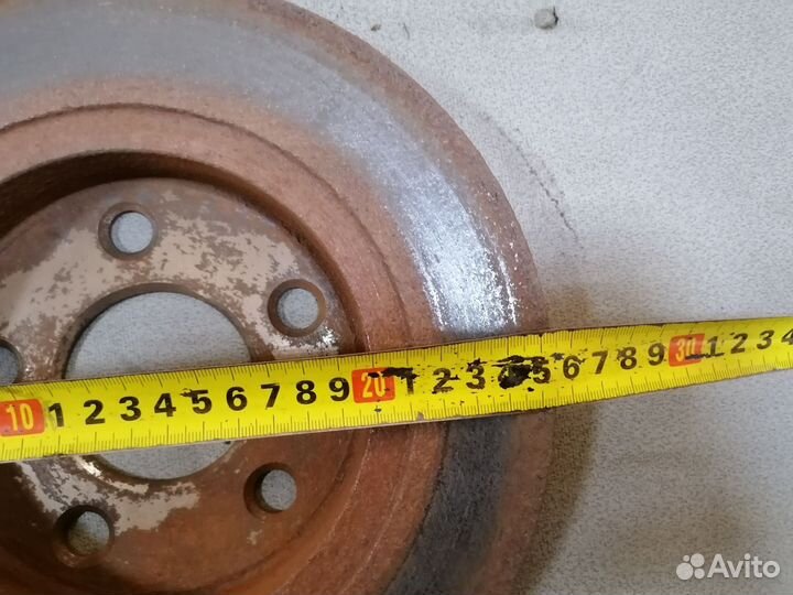 Диск тормозной невентилируемый зад.Ford Taurus 2