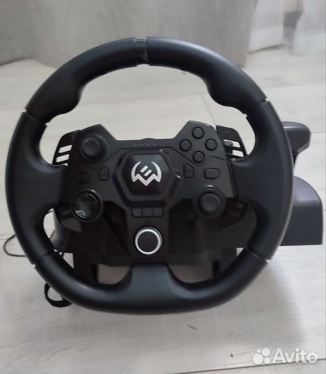 Игровой руль с педалями sven gc w900