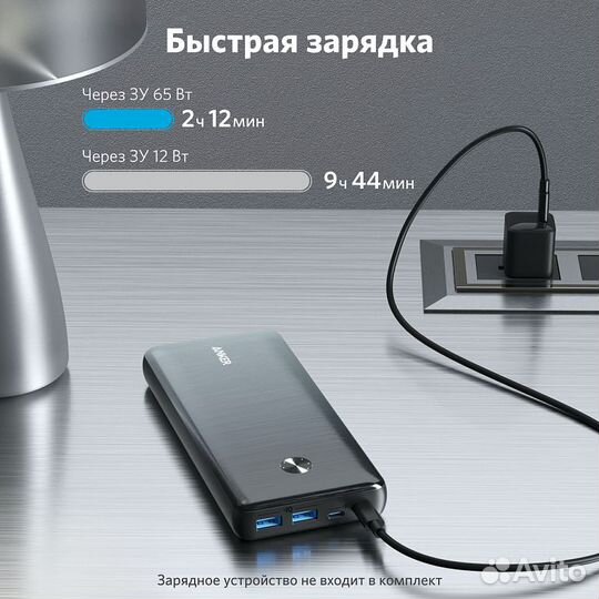 Аккумулятор anker A1291 25600mAh 87W PowerCore II