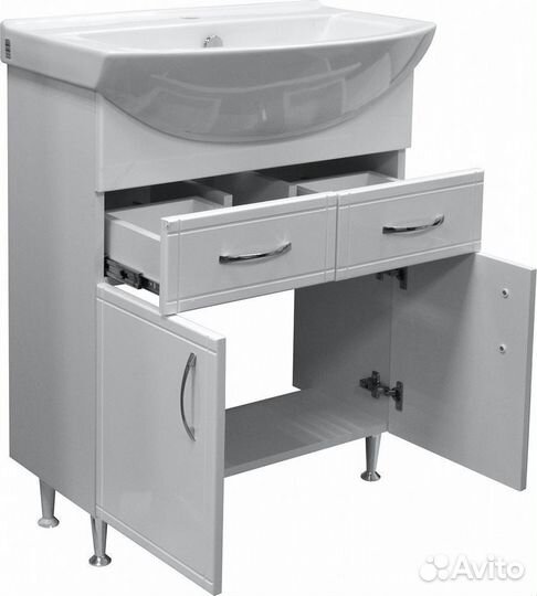 Тумба напольная с раковиной Стиль Best 65 см