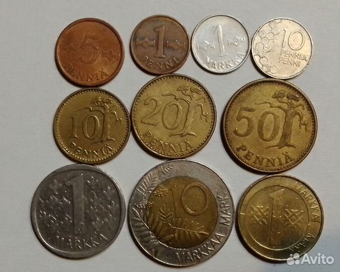 Наборы (подборки) монет стран Европы №3