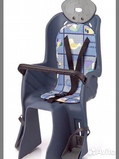 Детское велокресло на багажник как новое