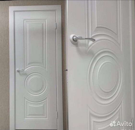 Межкомнатная дверь белая эмаль