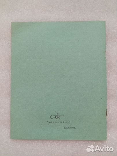 Тетради с промокашками