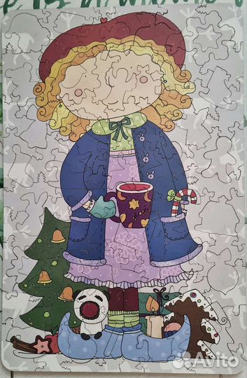 Деревянный пазл имаджинариум Зимние каникулы