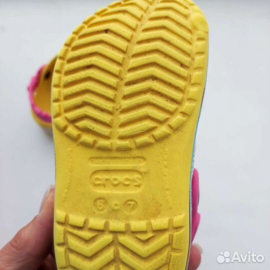 Сланцы детские crocs 6-7