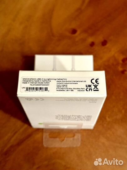 Кабель Apple USB-C / Lightning 1 метр новый