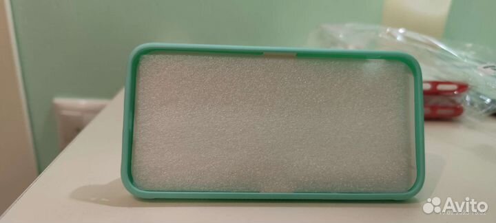 Чехол на iPhone Xs Мятный и Темно-Зеленый