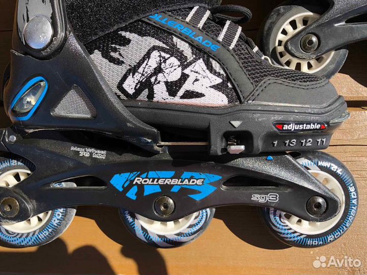 Роликовые коньки rollerblade spitfire, р. 28-32