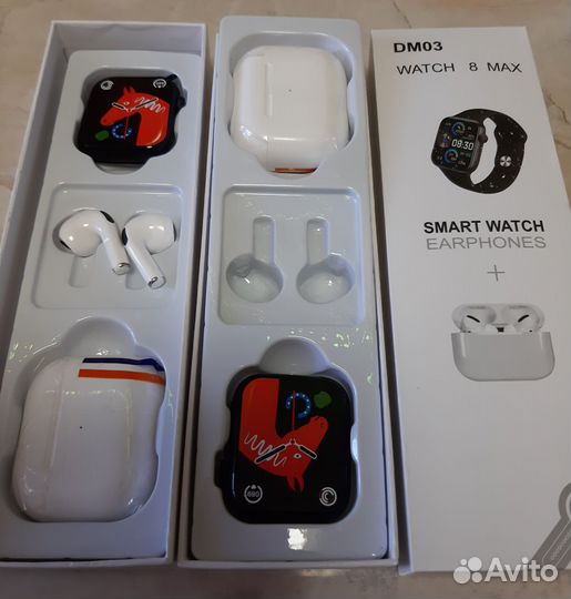 Умные часы SMART Watch 8 Max +наушники