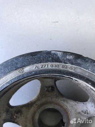 Шкив коленвала m271 мерседес w212