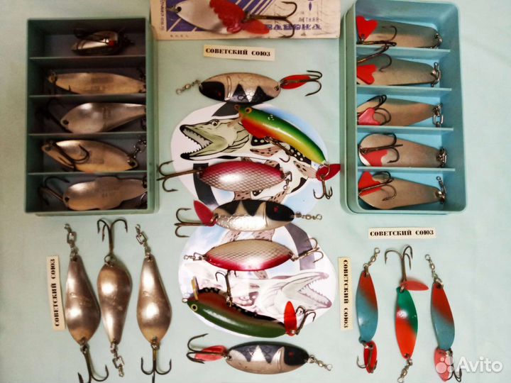 Блесна Блёсны Рыболовные снасти СССР Рыбалка
