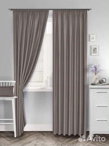 Шторы блэкаут комплект 2шт новые
