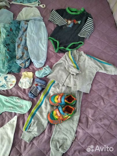 Конверт на выписку + пакет вещей