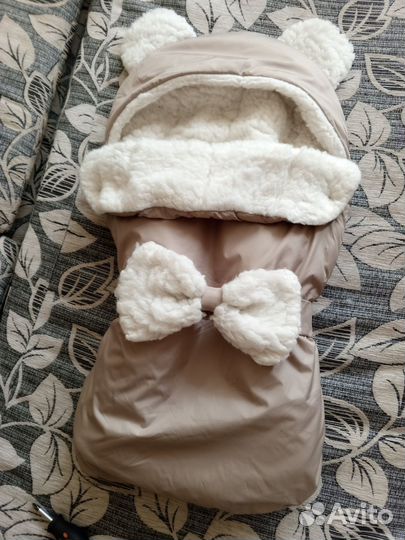 Конверт тёплый на выписку