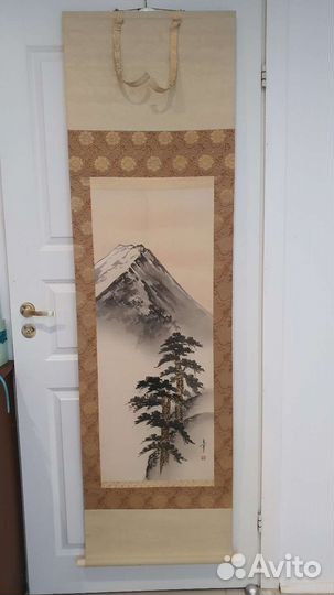 Японские живописные свитки,винтаж,листайте