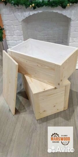 Ящик декоративный деревянный