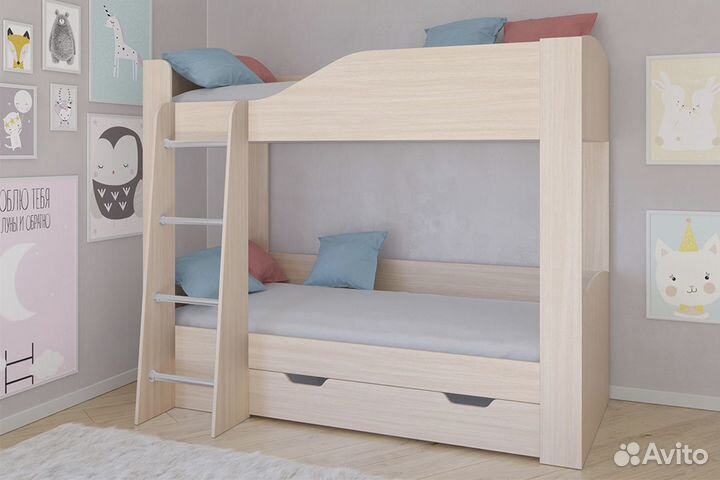 Кровать двухъярусная 