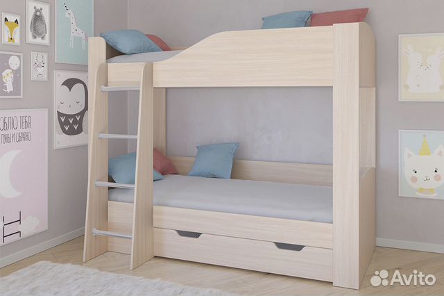 Кровать двухъярусная 