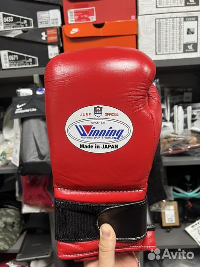 Боксерские перчатки winning jabf -12 оригинал