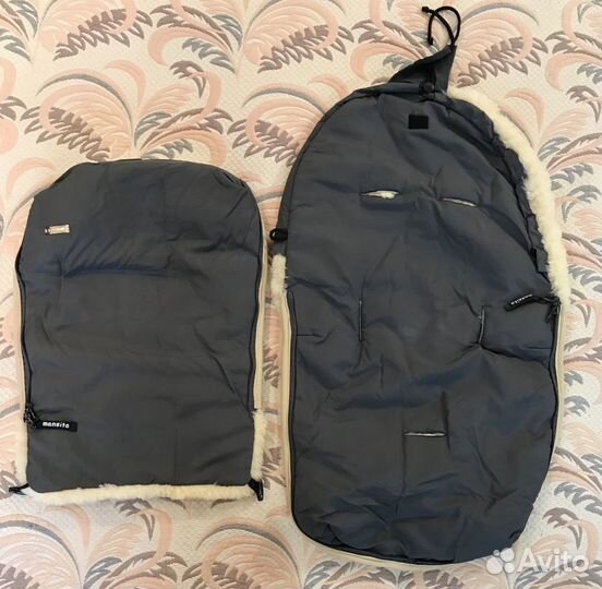 Конверт из натуральной овчины Mansita Mini. Серый