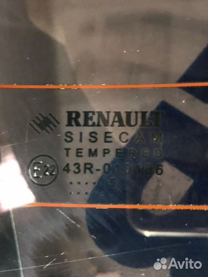 Стекло заднее renault logan 2 1.6 мт седан