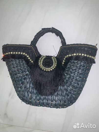 Плетенная сумка натуральная Italy