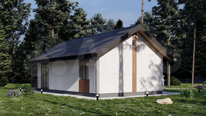 Дом 72 м² на участке 7 сот.