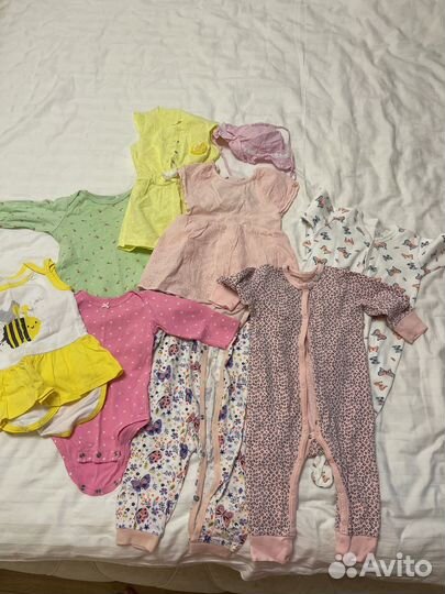 Детские вещи пакетом на девочку 74-80
