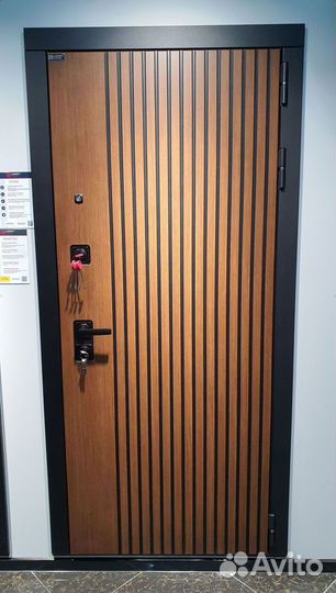 Дверь входная коричневая шумо-изоляционная Шторм