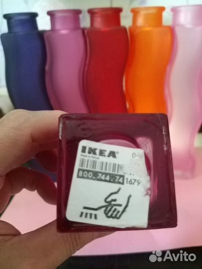 Вазочки IKEA Волна 6 штук