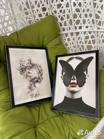 Постеры в рамке 2шт