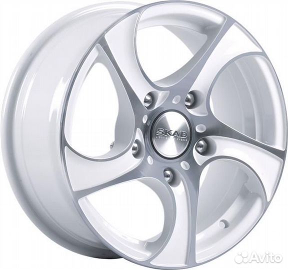 Скад Вихрь : 7x16 5*139.7 Et:40 Dia:98 алмаз-белый