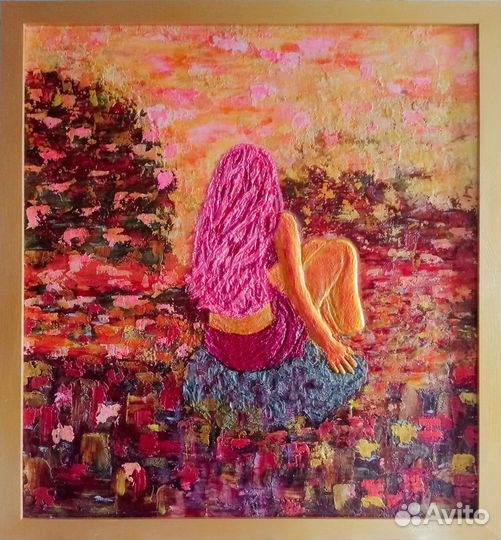 Современная фактурная картина 