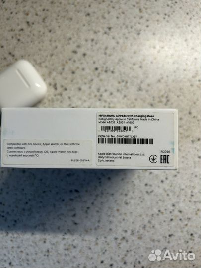 Наушники apple airpods 1