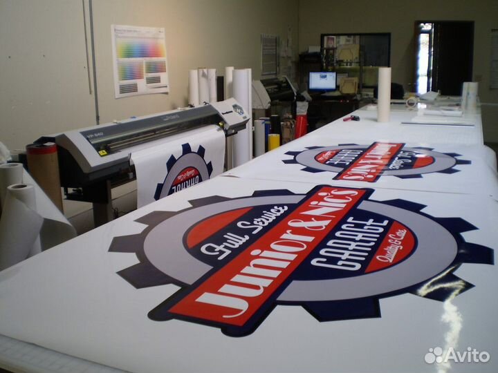 Типография, печать этикеток визиток листовок