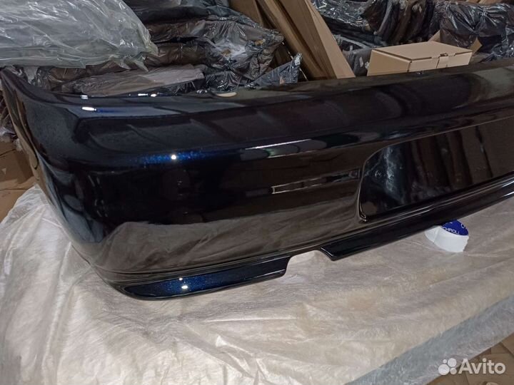 Бампер задний 2112 цвет сине черный (космос) 665