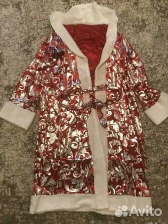 Костюм Деда Мороза атласный