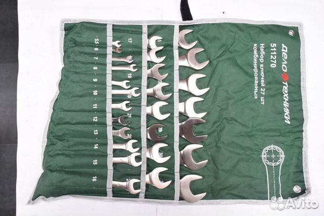 Набор ключей комбинированных 27 шт. Дело Техники