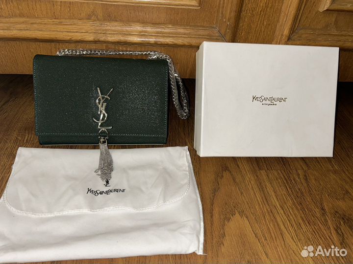 Yves saint laurent сумка натуральная кожа