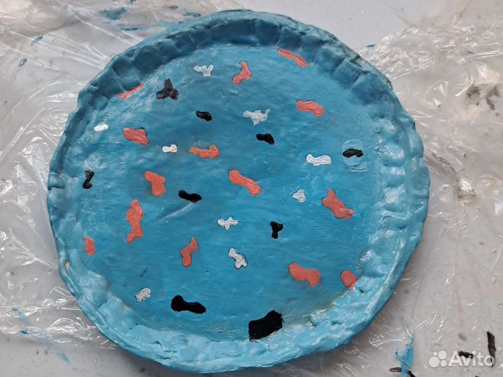 Тарелка глиняная